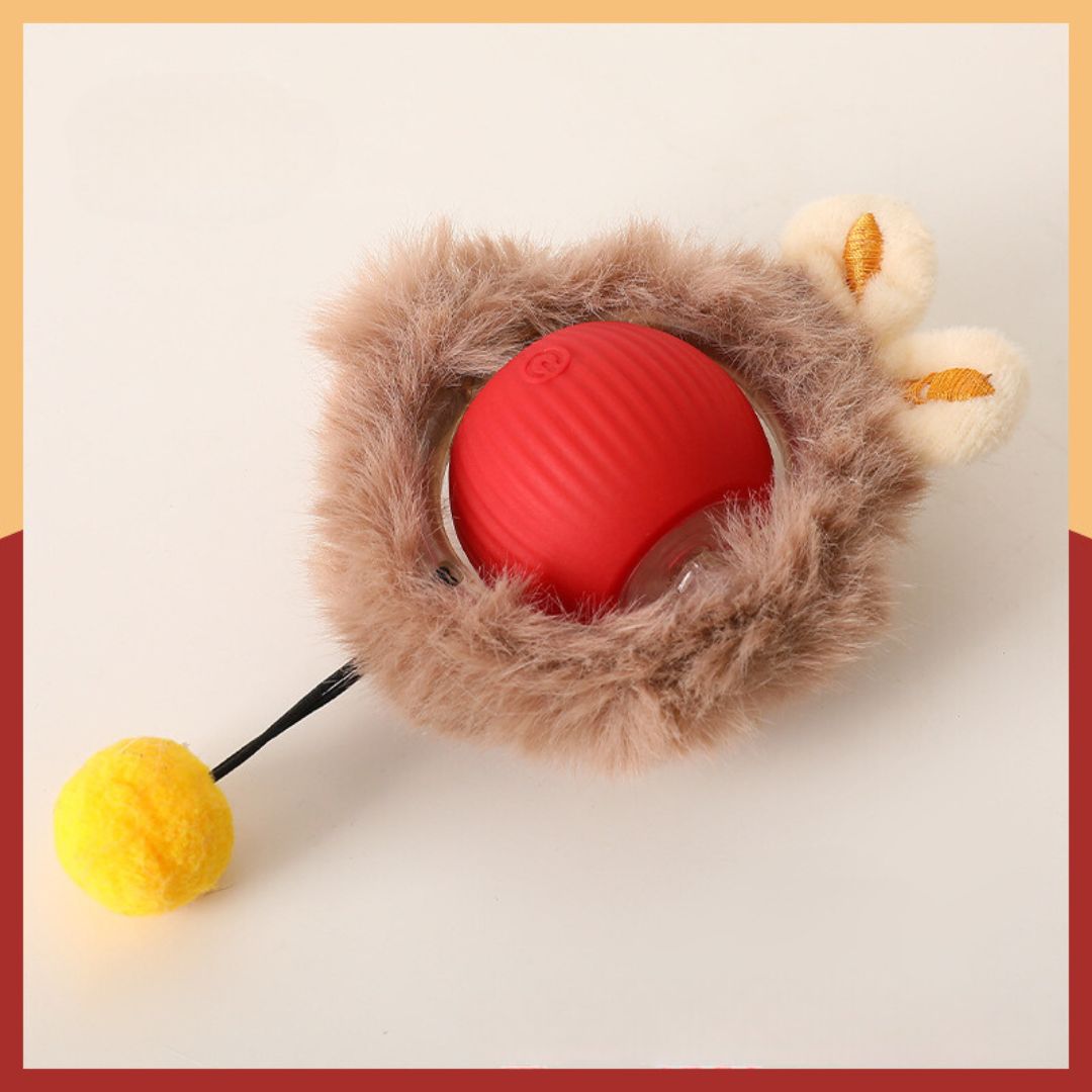 Interactive Game Ball with Tail for Cats 6