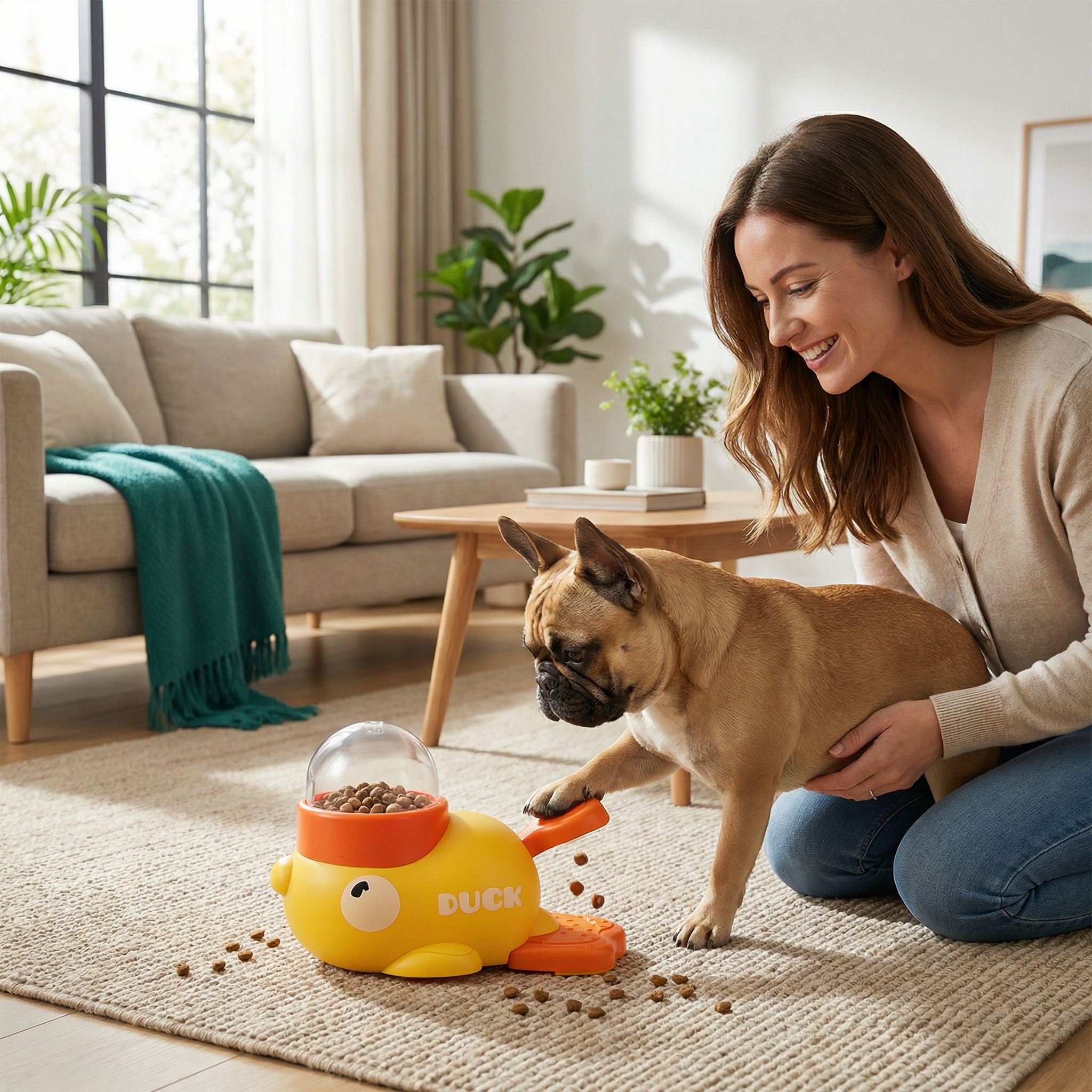 Interactive Pet Puzzle Feeder – Slow Feeding Duck Toy for Dogs & Cats 5