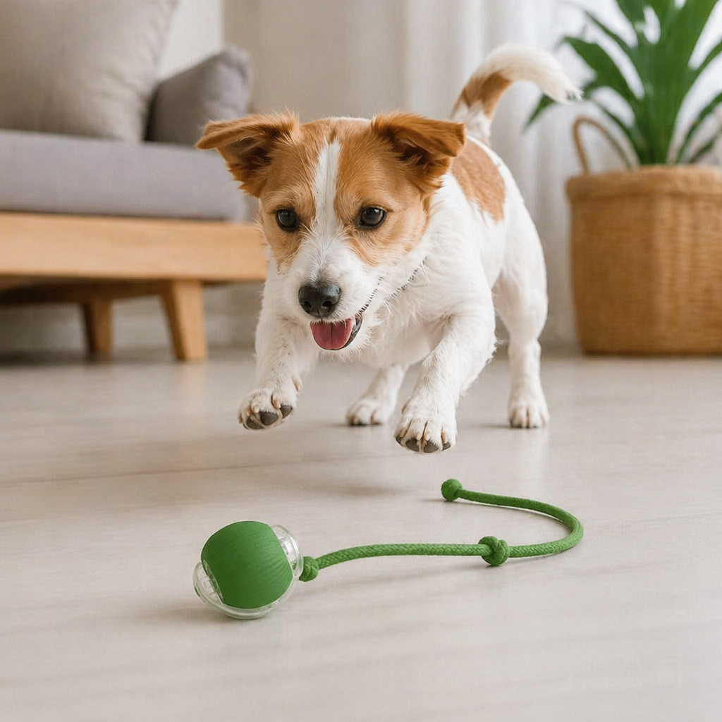 Interactive Play Ball with Tail for Dogs 1