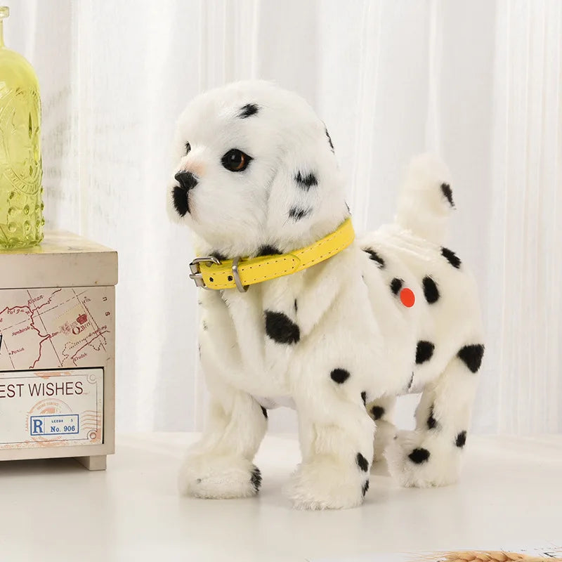 Interactive Plush Robot Puppy Toy with Sound Control and Touch Features – Walking and Barking Sheepdog 0
