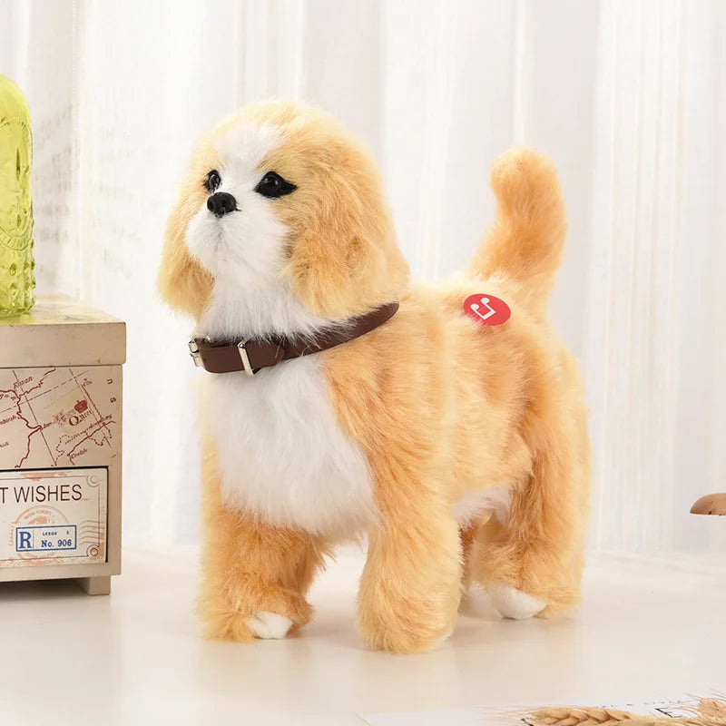 Interactive Plush Robot Puppy Toy with Sound Control and Touch Features – Walking and Barking Sheepdog 3