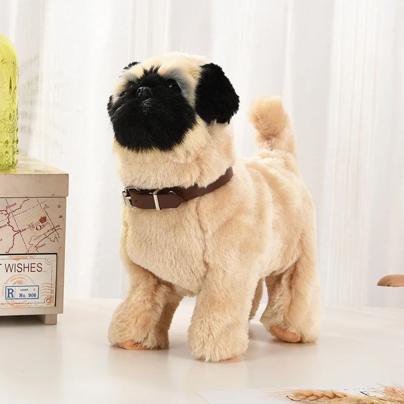 Interactive Plush Robot Puppy Toy with Sound Control and Touch Features – Walking and Barking Sheepdog 4