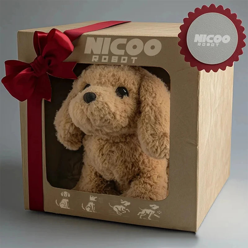 Interactive Robotic Puppy Toy with Barking and Walking Features – Realistic AI Pet 0