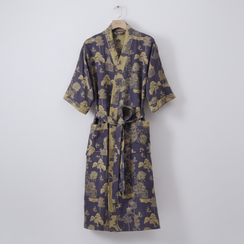 KIMOGINKO – Kimono-badjas van biologisch katoen voor ademend comfort 8