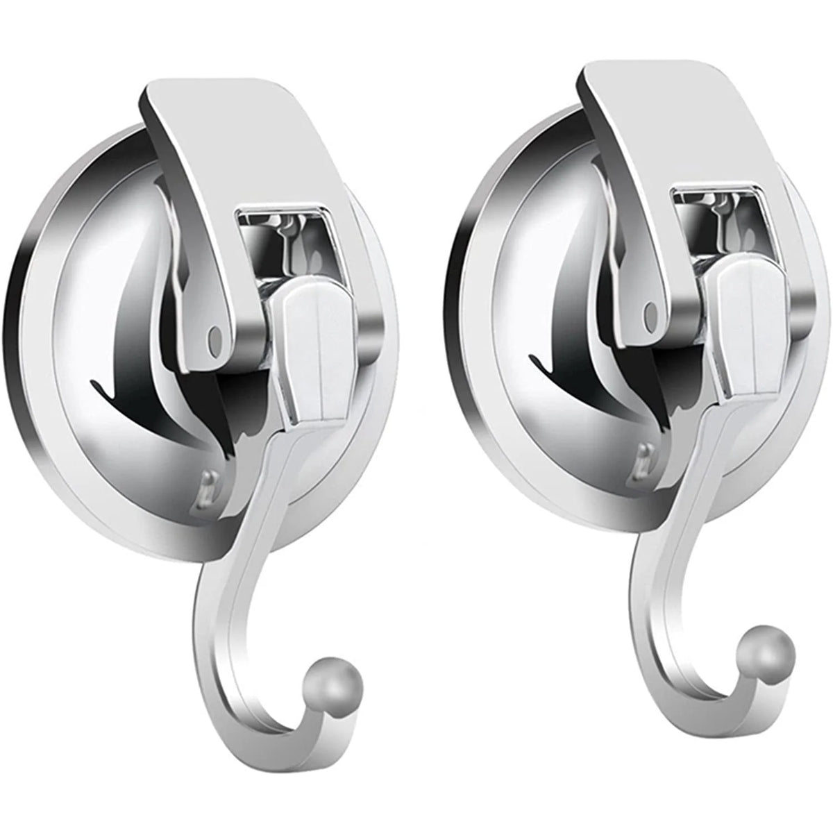 Kalsten | 2-Pack: Heavy-Duty Vacuum Suction Cup Hooks 0