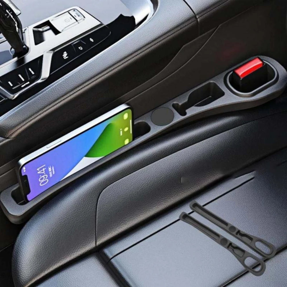 Kalsten | Car Seat Filling Faux Leather Gap Filler Organizer Pair 0