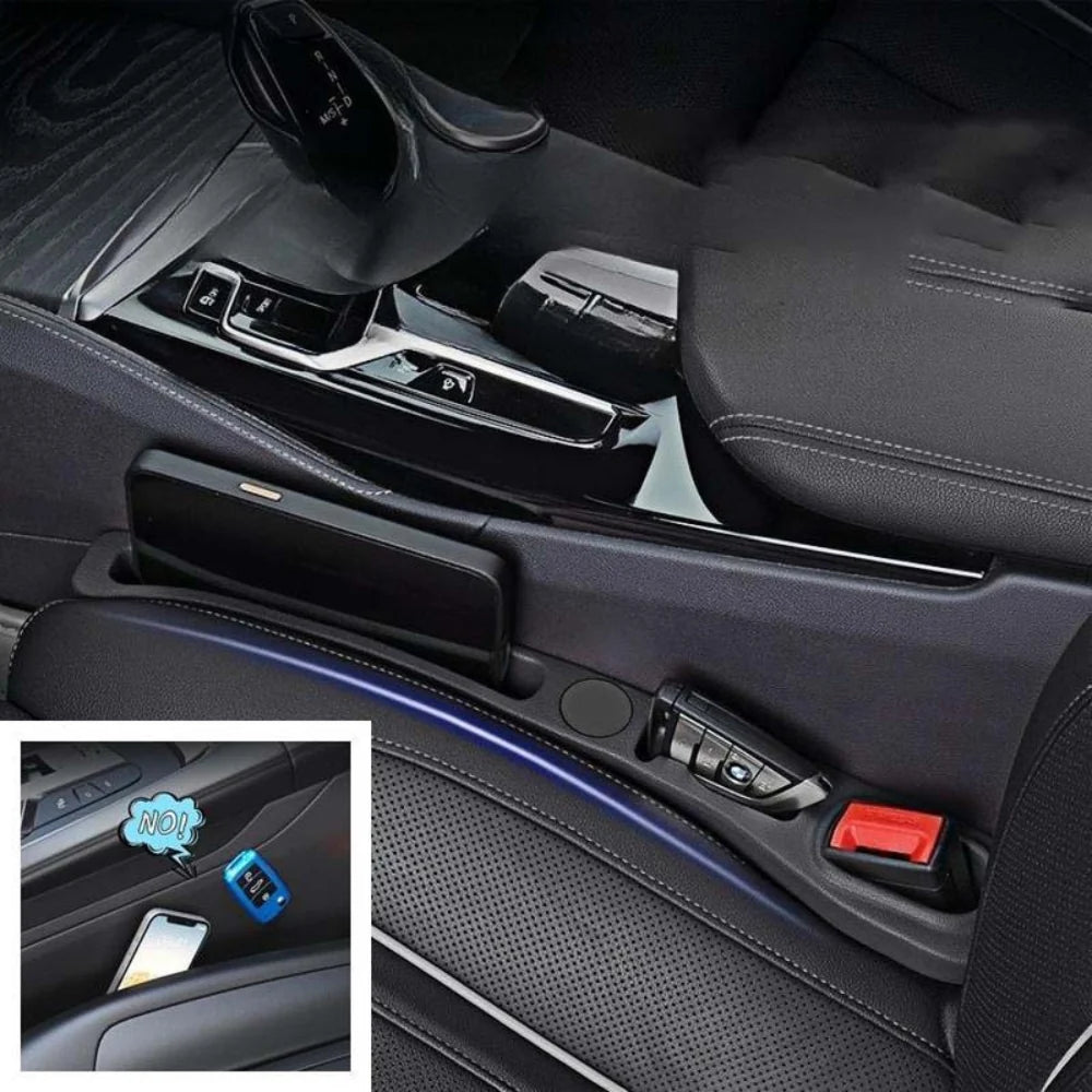 Kalsten | Car Seat Filling Faux Leather Gap Filler Organizer Pair 3