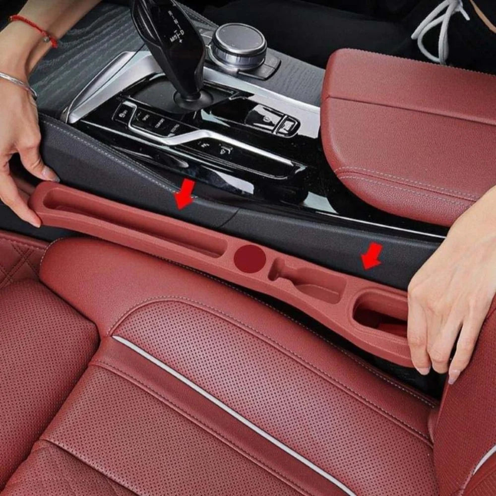 Kalsten | Car Seat Filling Faux Leather Gap Filler Organizer Pair 6