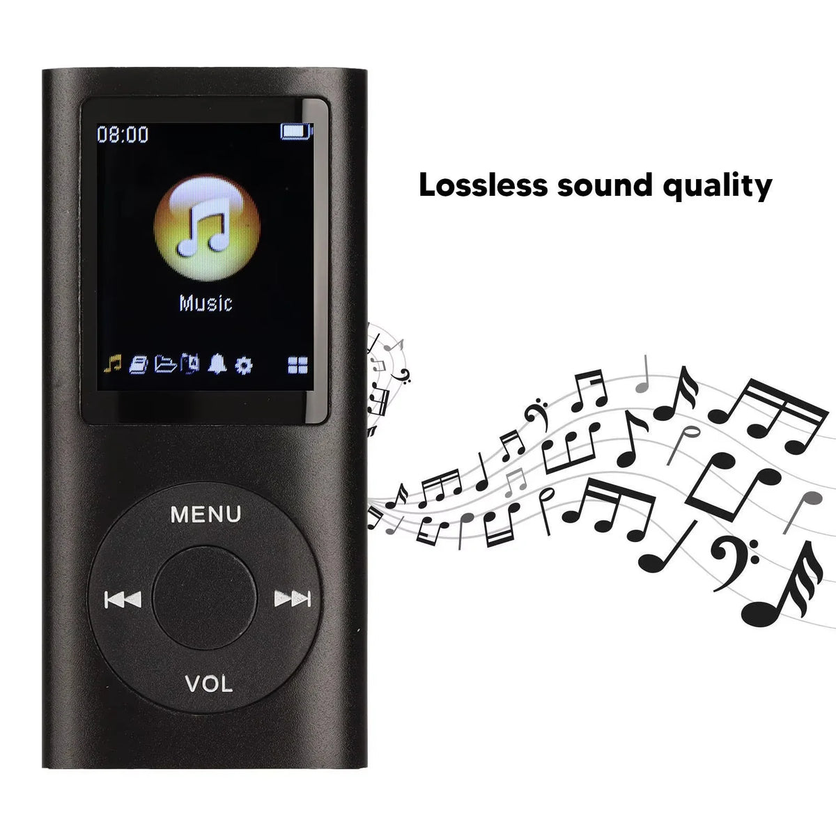 Kalsten | Compact High-Resolution 1.8" LCD MP3 Player 2