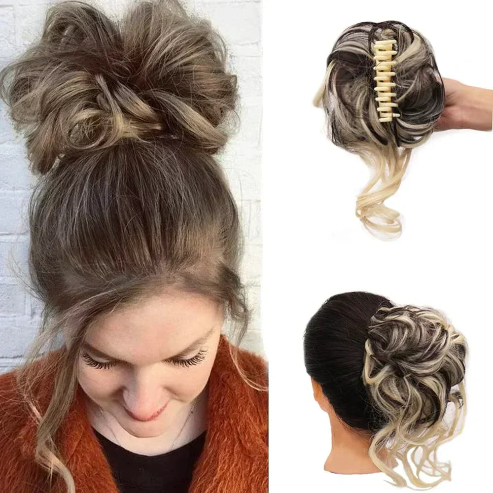 Kalsten | Curly Hair Bun – Clip-in Hair Piece with Volume and Natural Look 2