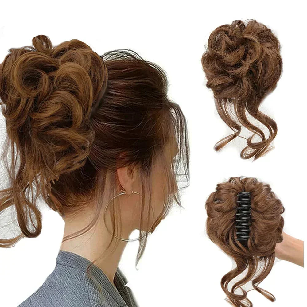 Kalsten | Curly Hair Bun – Clip-in Hair Piece with Volume and Natural Look 3