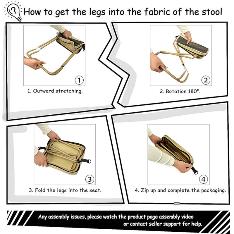 Kalsten | Foldable Backpack Stool 2
