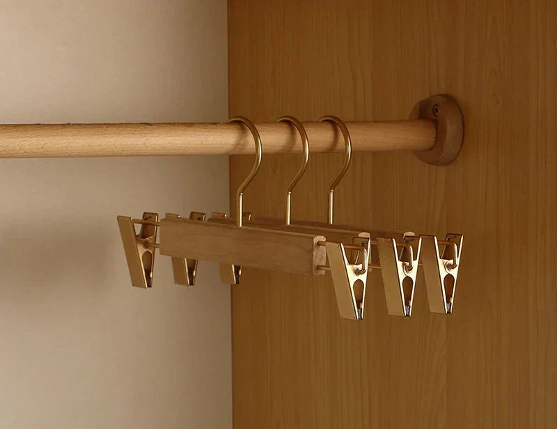 Kalsten | Set of 2 Premium Camphor Wood Hangers with Wide Shoulders for Clothing Organization 0
