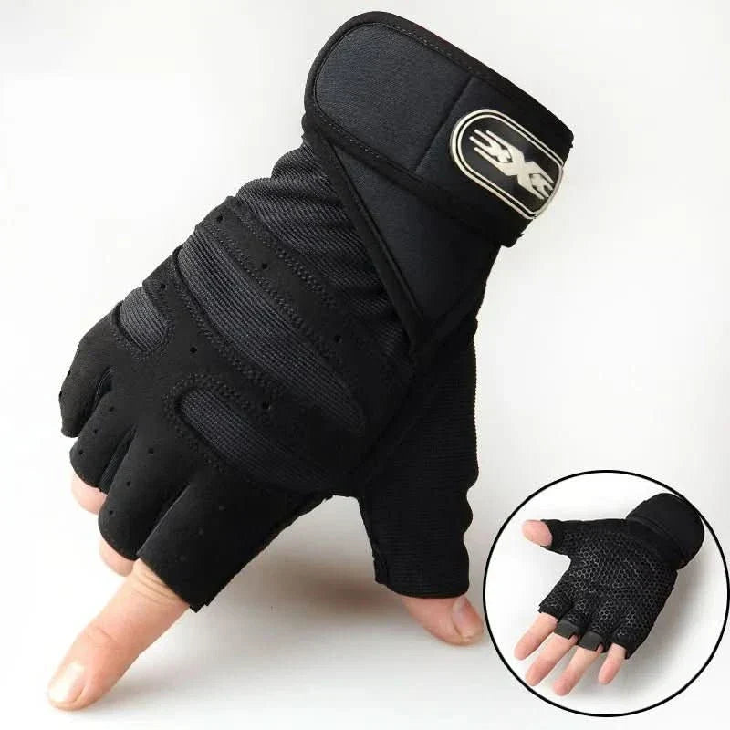 Kalsten | Shock-resistant training gloves with wrist support | For weight training, fitness & cycling 0