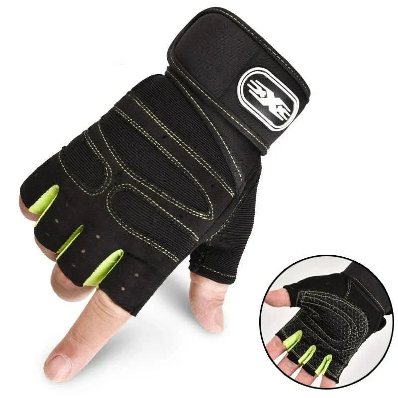 Kalsten | Shock-resistant training gloves with wrist support | For weight training, fitness & cycling 8