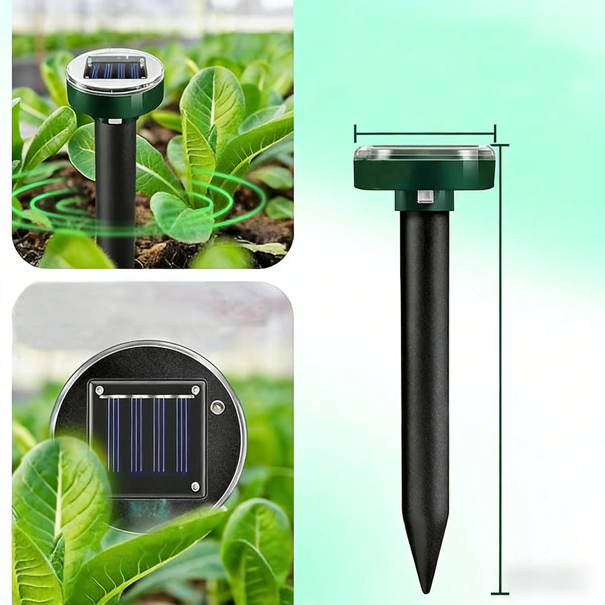 Kalsten | Solar Ultrasonic Rodent Repellent | Outdoor Waterproof Electronic Rat Repeller 4
