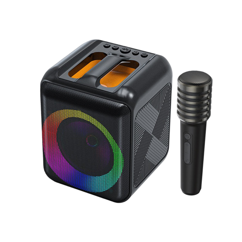 Karaoke Machine Bluetooth Portable Speaker Wireless Microphones 4