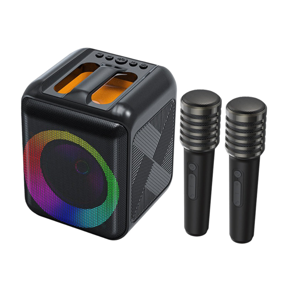 Karaoke Machine Bluetooth Portable Speaker Wireless Microphones 5