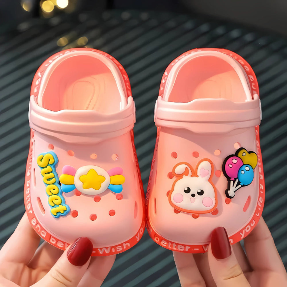 Kids Clogs Cartoon Slip On Garden Sandals Toddler Shoes 1