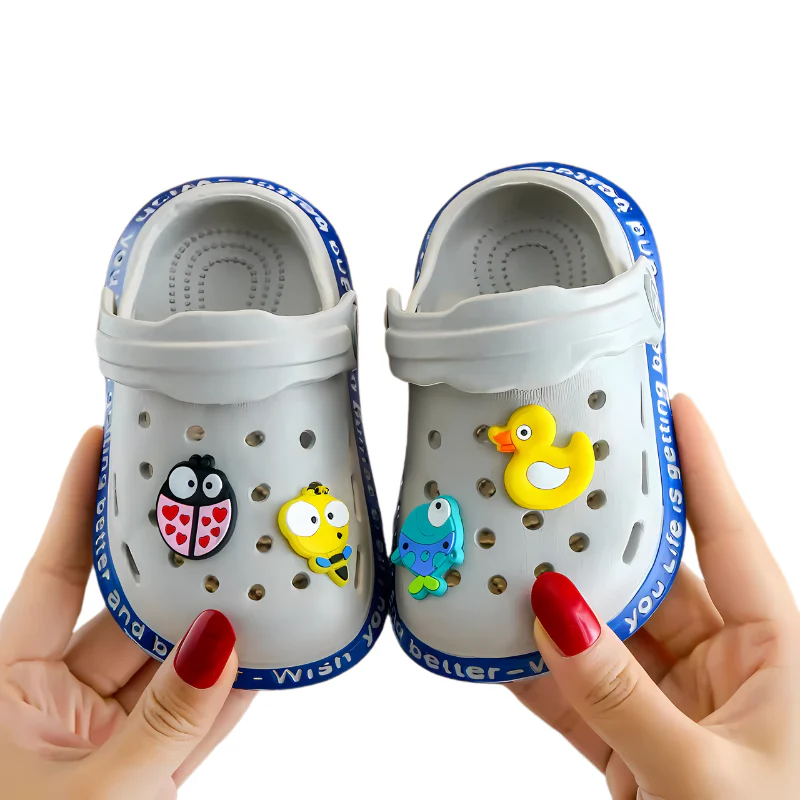 Kids Clogs Cartoon Slip On Garden Sandals Toddler Shoes 7
