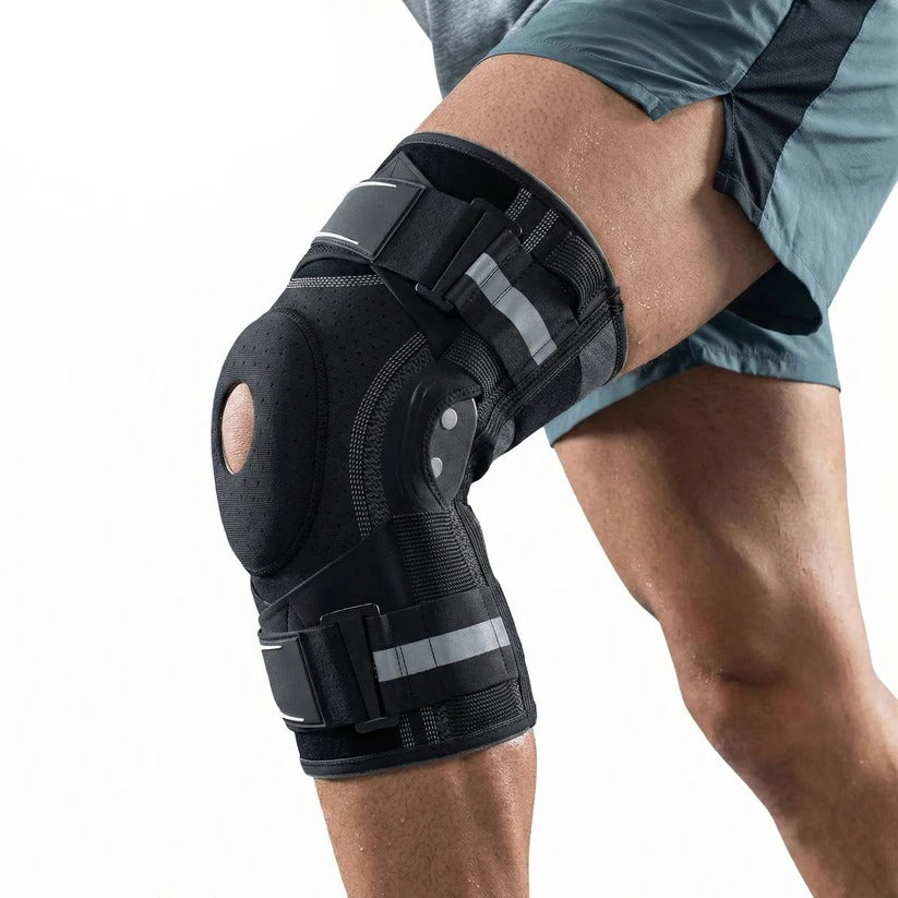 Kniebrace met zijstabilisatoren voor sport en fitness 0