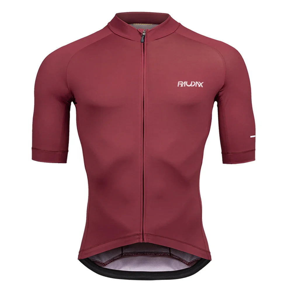 Korte Mouw Wielertrui voor Zomerfietsen, Ademend, Professionele Pasvorm, 6 Kleuren 0
