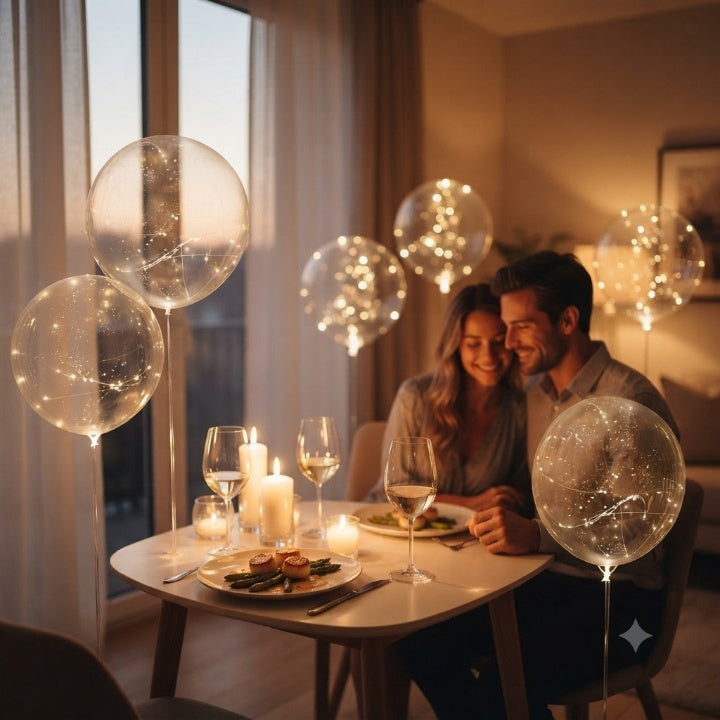 LED-Ballon-Set (10 Stück) – Warmes Licht ohne Steckdose für jeden Anlass 2