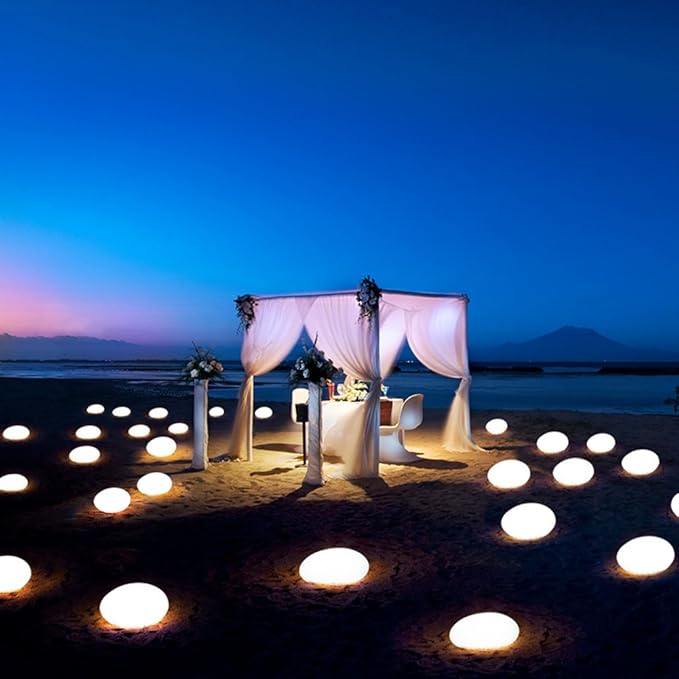 LumiStone – Udendørs Havelampe med varmt LED-lys og Vejrbestandigt Design