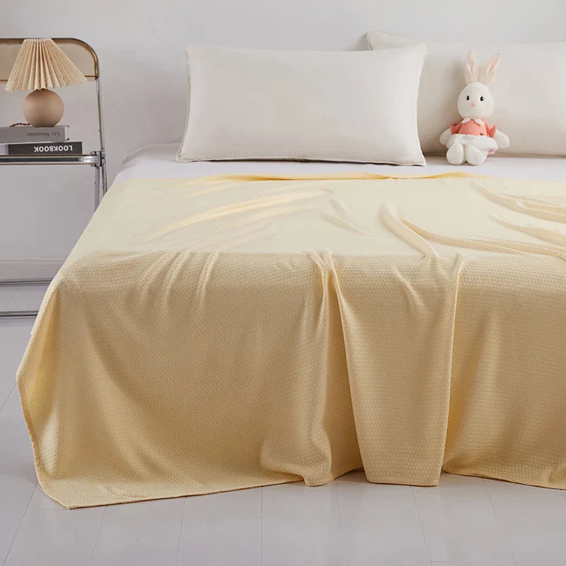 Leichte Sommerdecke aus 100 % Bambusfaser, atmungsaktiv und hautfreundlich, ideal für warme Nächte 9