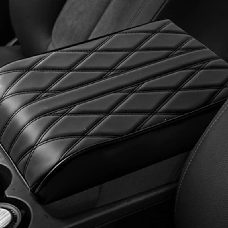 Memory Foam Car Center Console Cover with Synthetic Leather, Anti-Slip Design 10