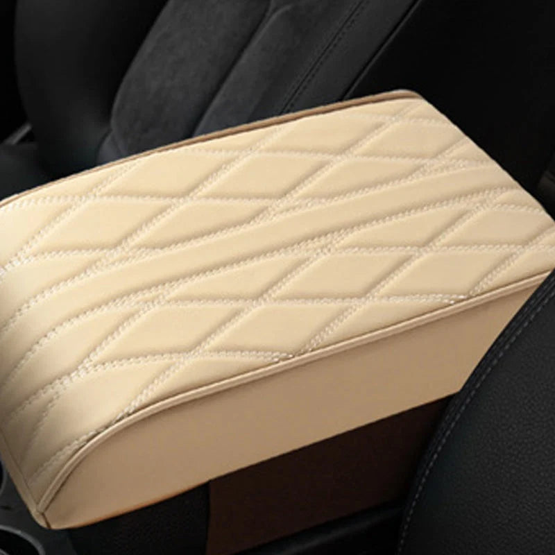 Memory Foam Car Center Console Cover with Synthetic Leather, Anti-Slip Design 14
