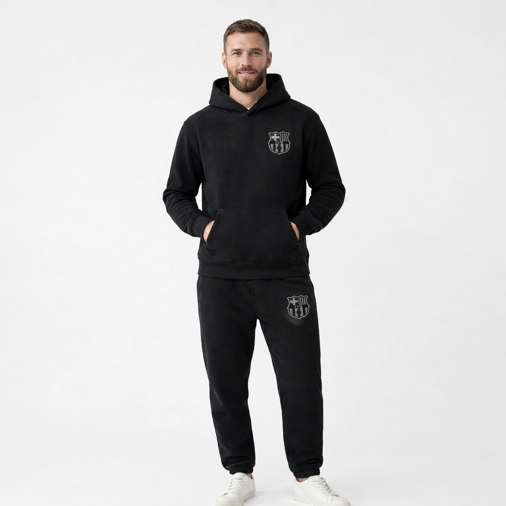 Men's Tracksuit Hooded Full Body Suit Sleepwear Design 7