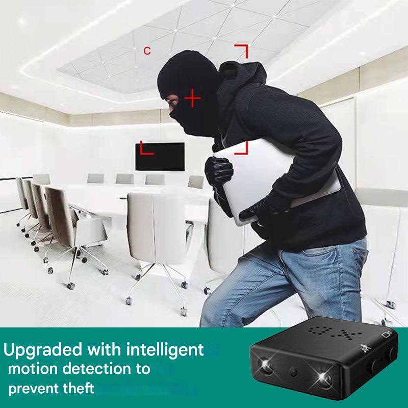 Mini caméra HD – Enregistrement compact 1080P, activation par mouvement et mode nuit