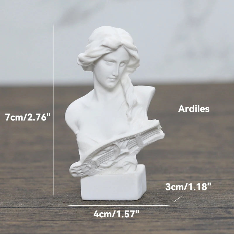 Miniaturbüste der griechischen Mythologie – Hermes-Büste als Dekorationsgeschenk 0