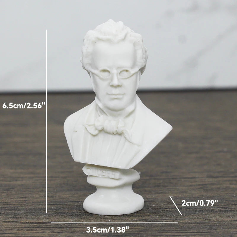 Miniaturbüste der griechischen Mythologie – Hermes-Büste als Dekorationsgeschenk 12