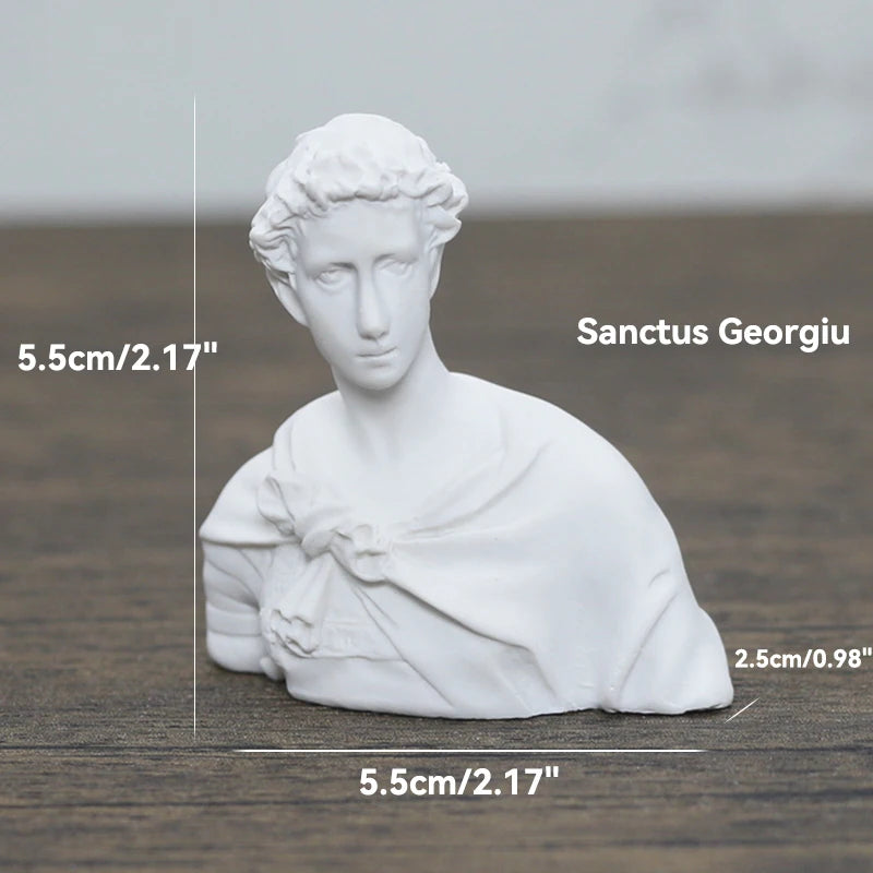 Miniaturbüste der griechischen Mythologie – Hermes-Büste als Dekorationsgeschenk 20