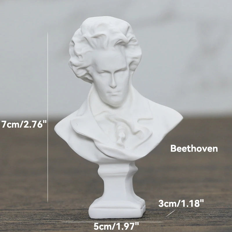 Miniaturbüste der griechischen Mythologie – Hermes-Büste als Dekorationsgeschenk 23