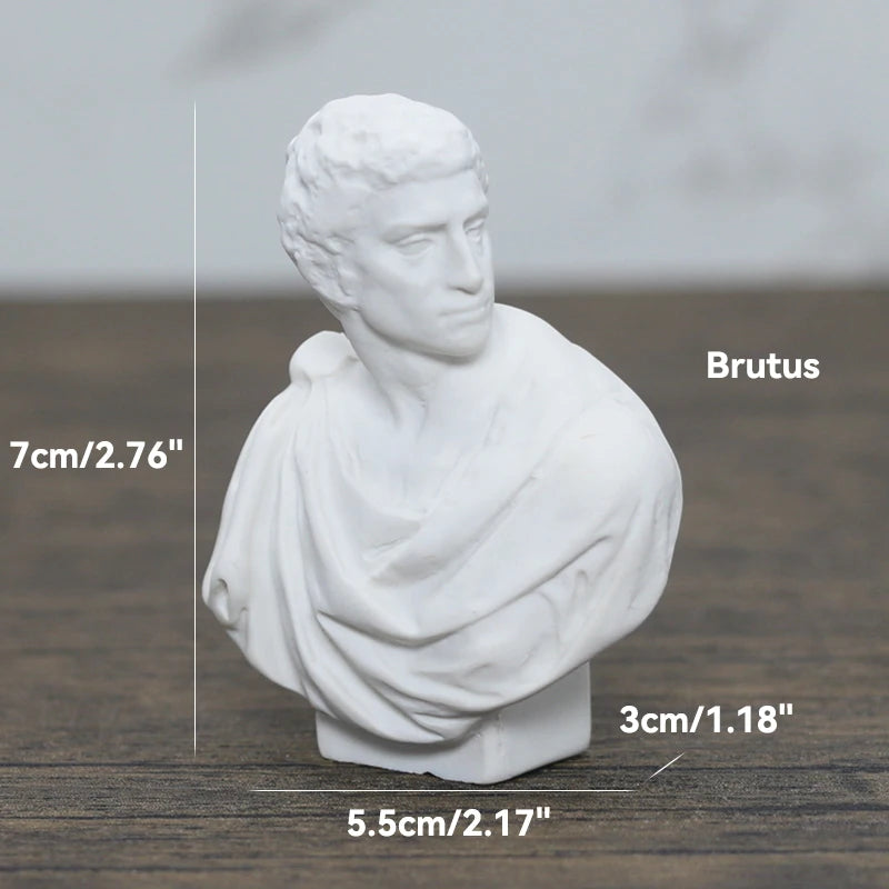 Miniaturbüste der griechischen Mythologie – Hermes-Büste als Dekorationsgeschenk 25