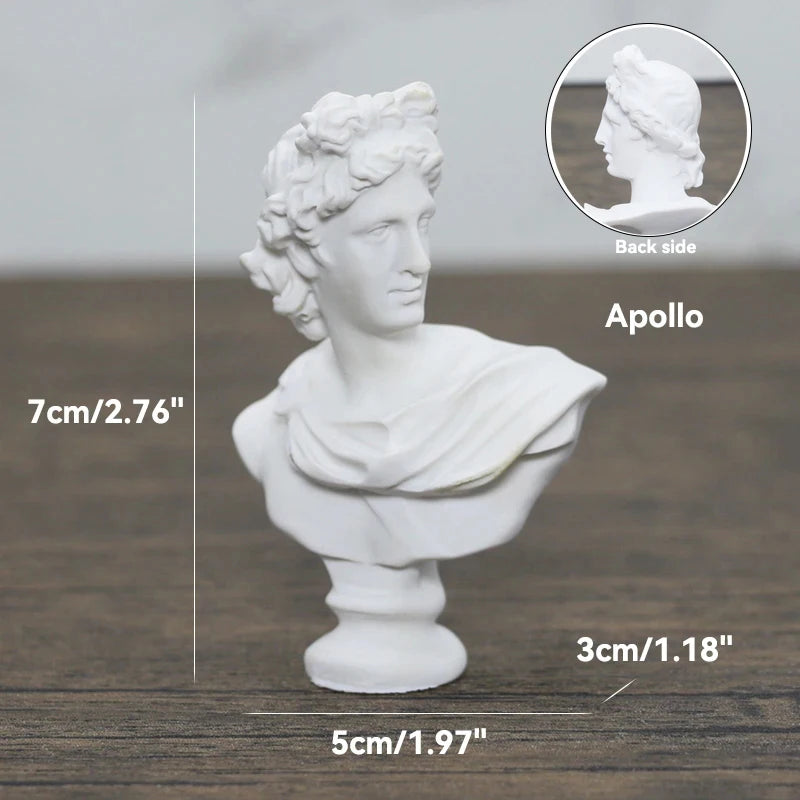 Miniaturbüste der griechischen Mythologie – Hermes-Büste als Dekorationsgeschenk 8