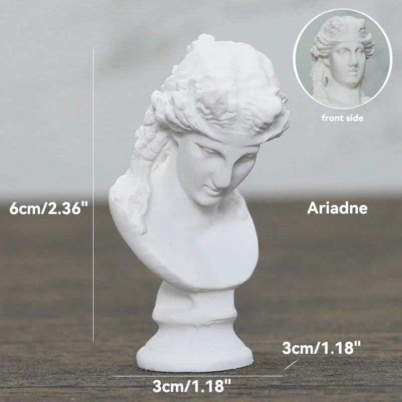 Miniaturbüste der griechischen Mythologie – Hermes-Büste als Dekorationsgeschenk 9
