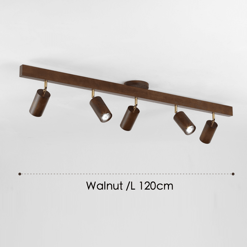 Minimalistische Houten Plafondlamp met Modulair Design 10