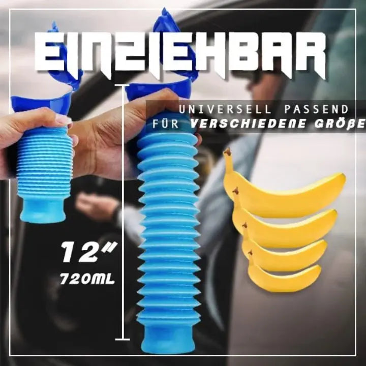 Mobiles Urinal für Männer auslaufsicher mit 750 ml Fassungsvermögen, kompakt und wiederverwendbar 2