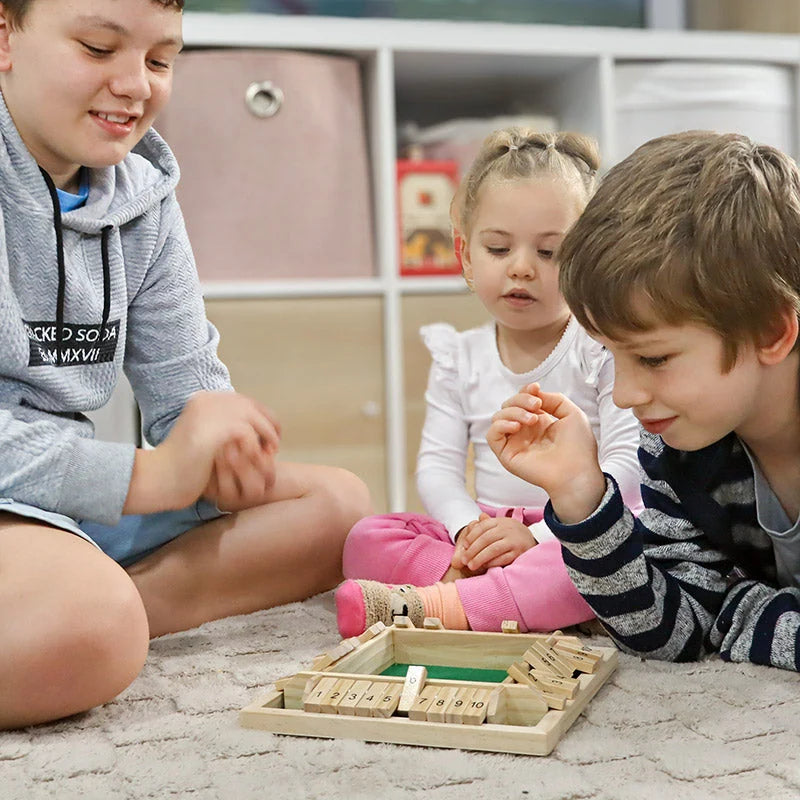 🧮 Montessori Number Knockdown – Wooden Math & Counting Game for Kids 🎲 1