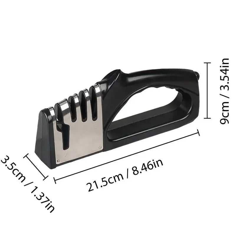 Multifunctionele 4-segment messenslijper met antislip basis 4