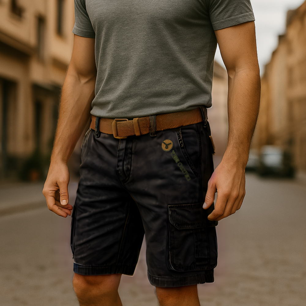 Short cargo – design en coton durable avec multiples poches pour un usage quotidien