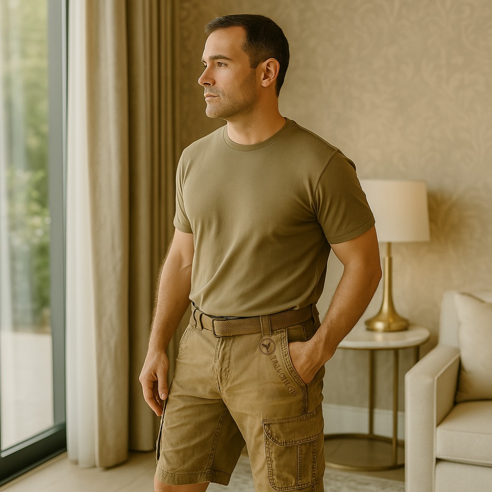 Short cargo – design en coton durable avec multiples poches pour un usage quotidien
