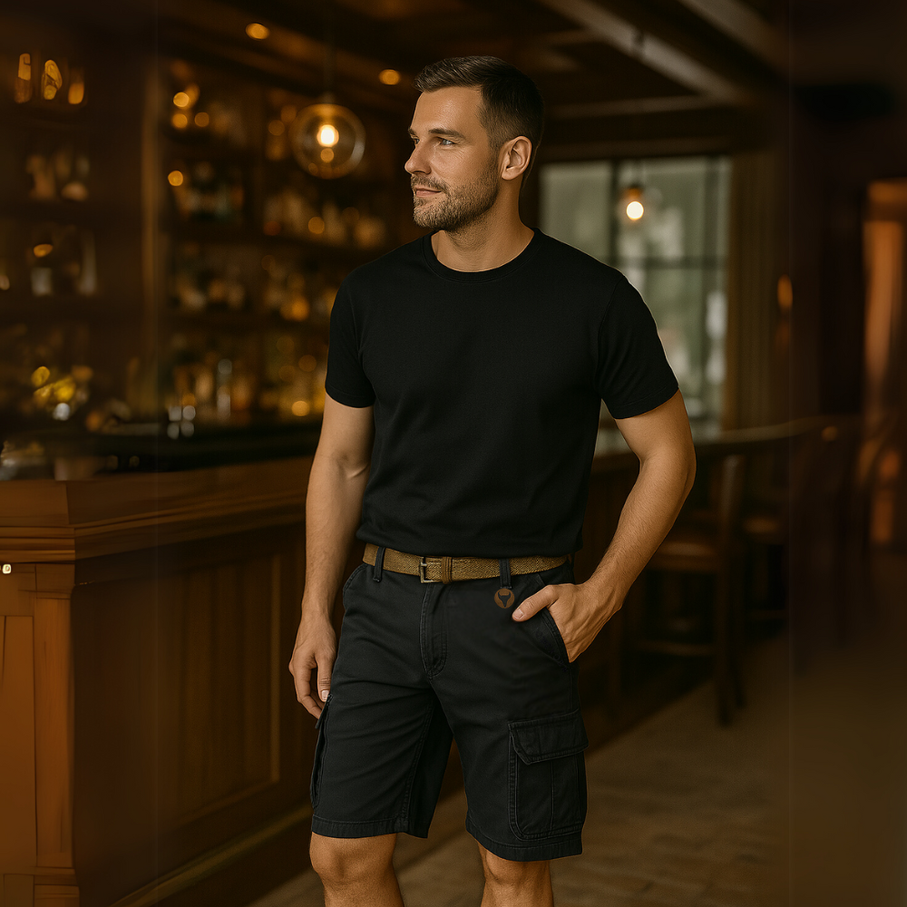 Short cargo – design en coton durable avec multiples poches pour un usage quotidien