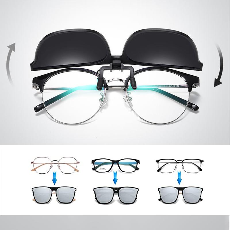 New Polarized Clip-On Flip-Up Sunglasses 5