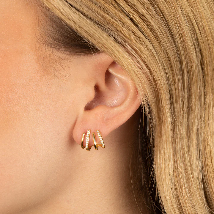 Niki | Women’s Twist Earrings | Lightweight Statement Jewelry | Hypoallergenic Finish 3