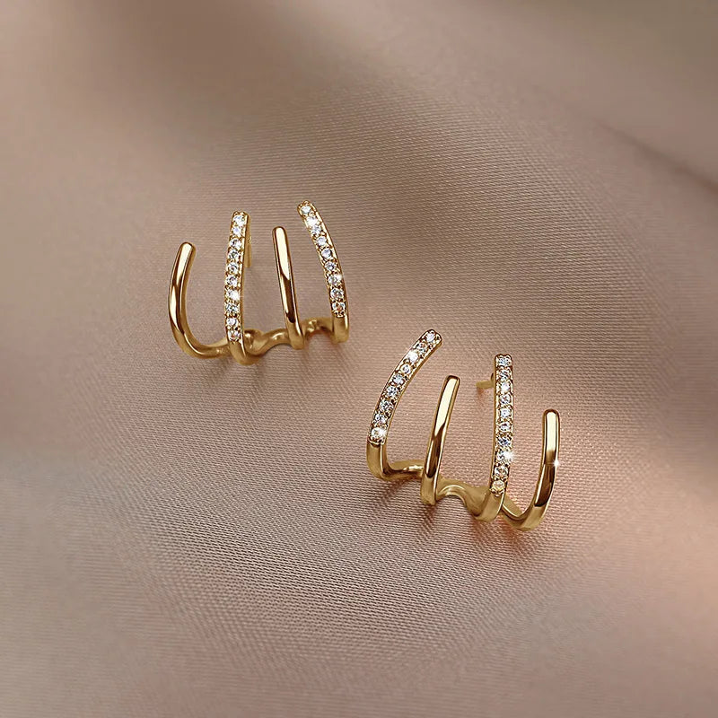 Niki | Women’s Twist Earrings | Lightweight Statement Jewelry | Hypoallergenic Finish 7